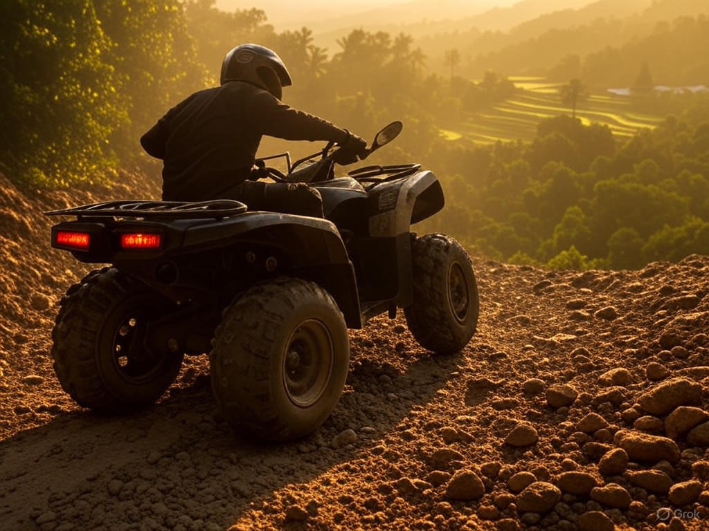 ATV brake light activation in Thai terrain